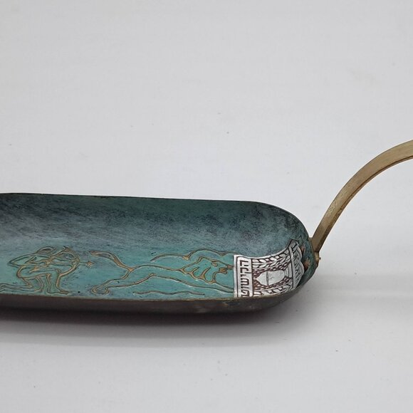 Hakishut Verdigris Copper Tray - Picture 11 of 11